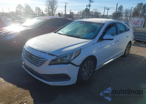2016 Hyundai Sonata Sport from USA, damaged, VIN 5NPE34AF7GH271075